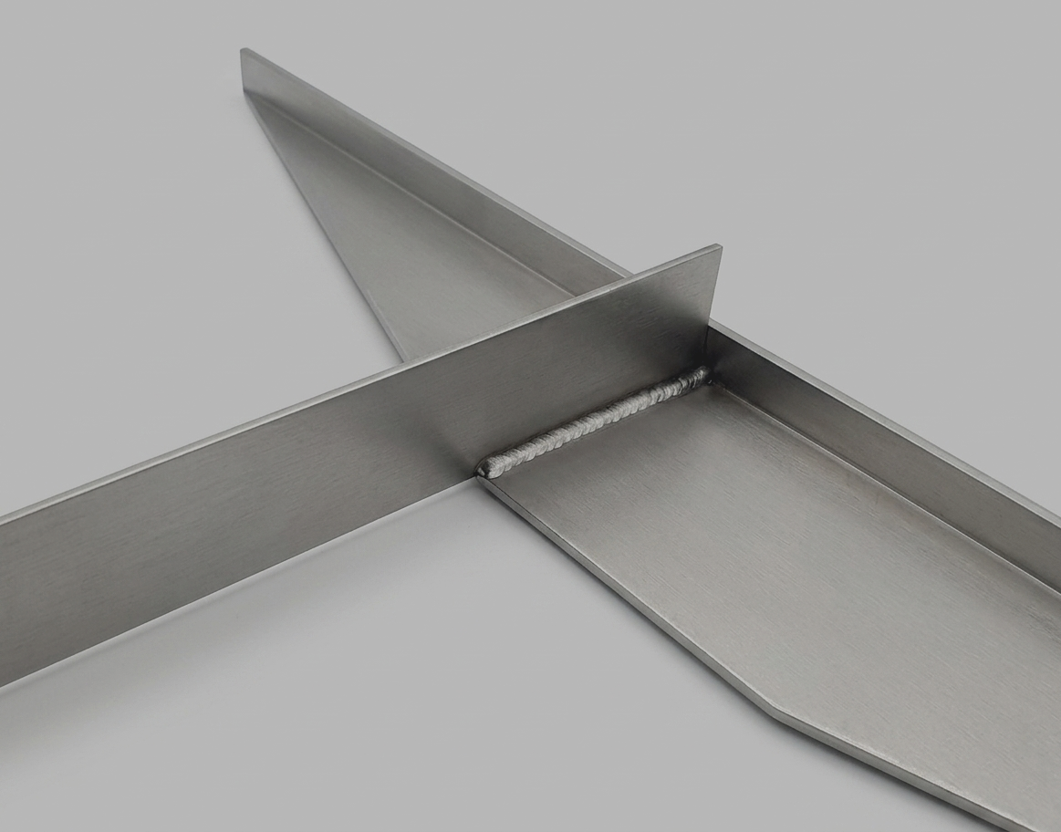 Aluminium welding edges